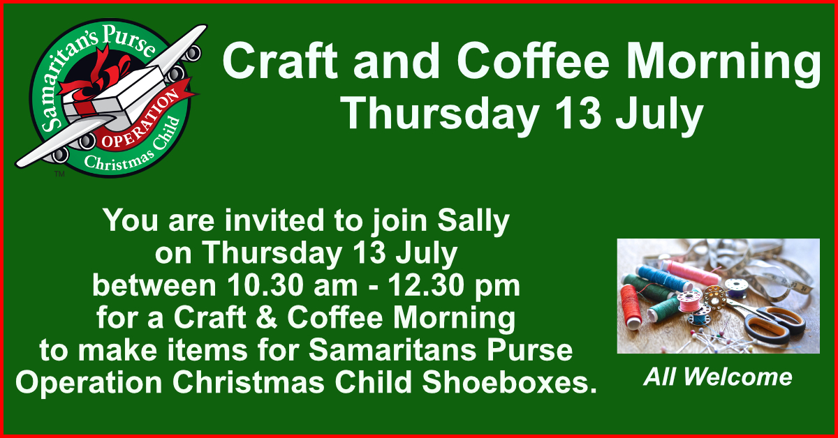 20230713 Craft & Coffee Mornin